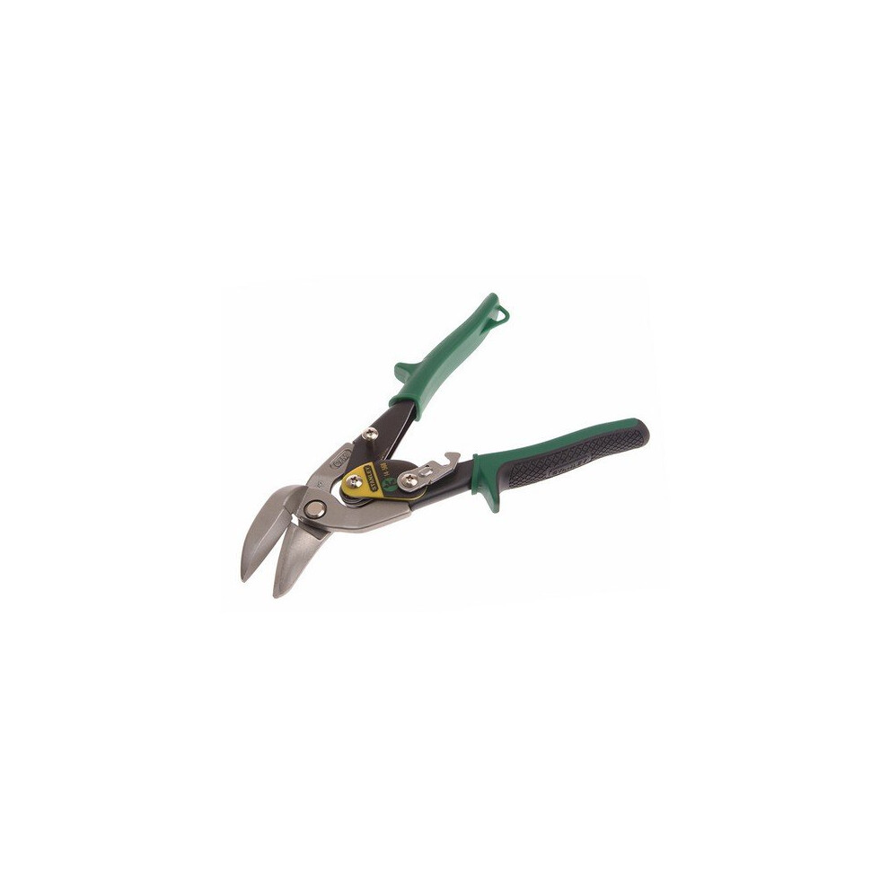Stanley Fatmax 2-14-568 Aviation Snips Offset Right Cut Green
