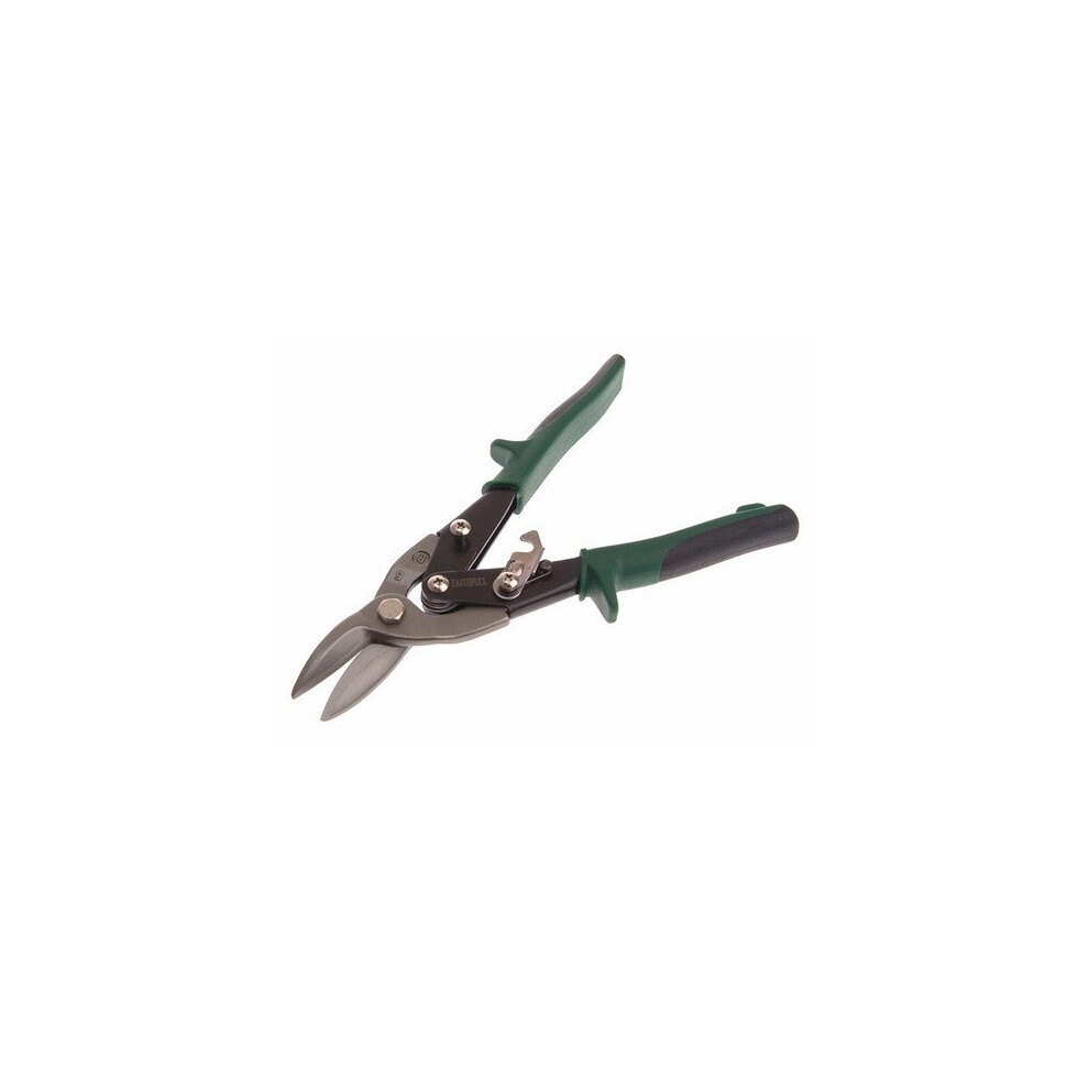 Faithfull FAIAS10G Green Compound Aviation Snips Right Cut 250mm