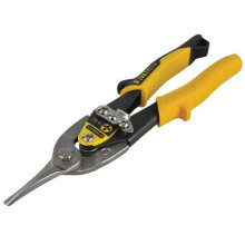 Stanley 9-14-563 Žlté letecké nožnice a puzdro s rovným rezom 250 mm