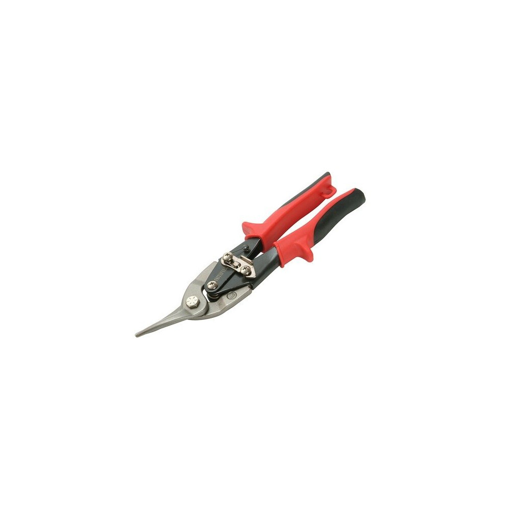 Faithfull FAIAS10R Red Compound Aviation Snips Left Cut 250mm