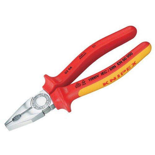 Knipex Knipex 03 06 200 SB VDE Combination Pliers 200mm