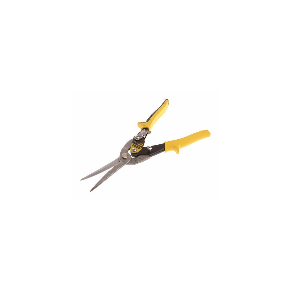 Stanley Fatmax 2-14-566 Aviation Snips Long Straight Cut Yellow