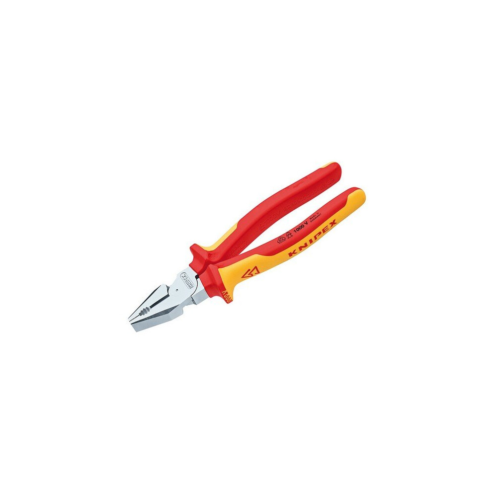 Knipex 02 06 225 SB VDE High Leverage Combination Pliers 225mm-image-OPC-PMTMPB-NEW