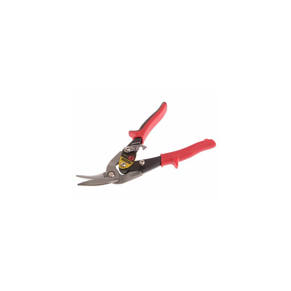 Stanley Fatmax 2-14-567 Aviation Snips Offset Left Cut Red
