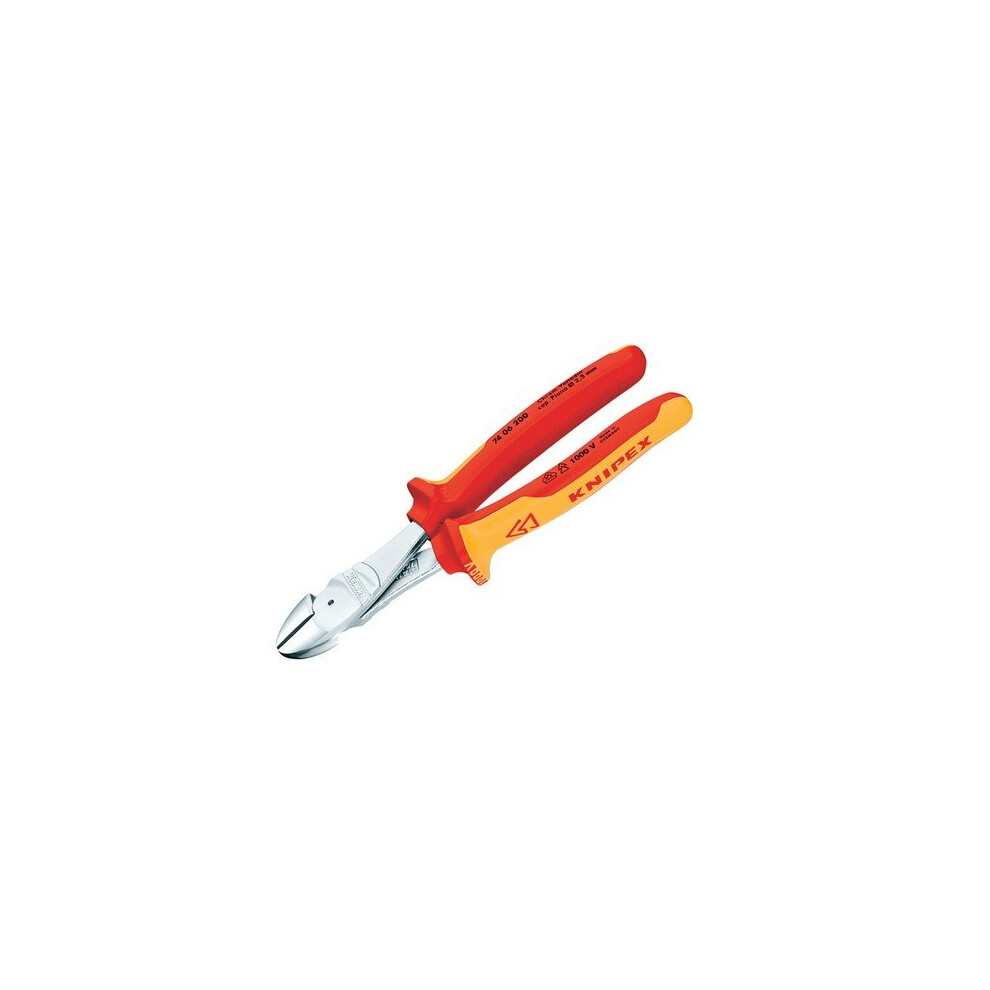 Knipex 74 06 160 SB VDE High Leverage Diagonal Cutters 160mm