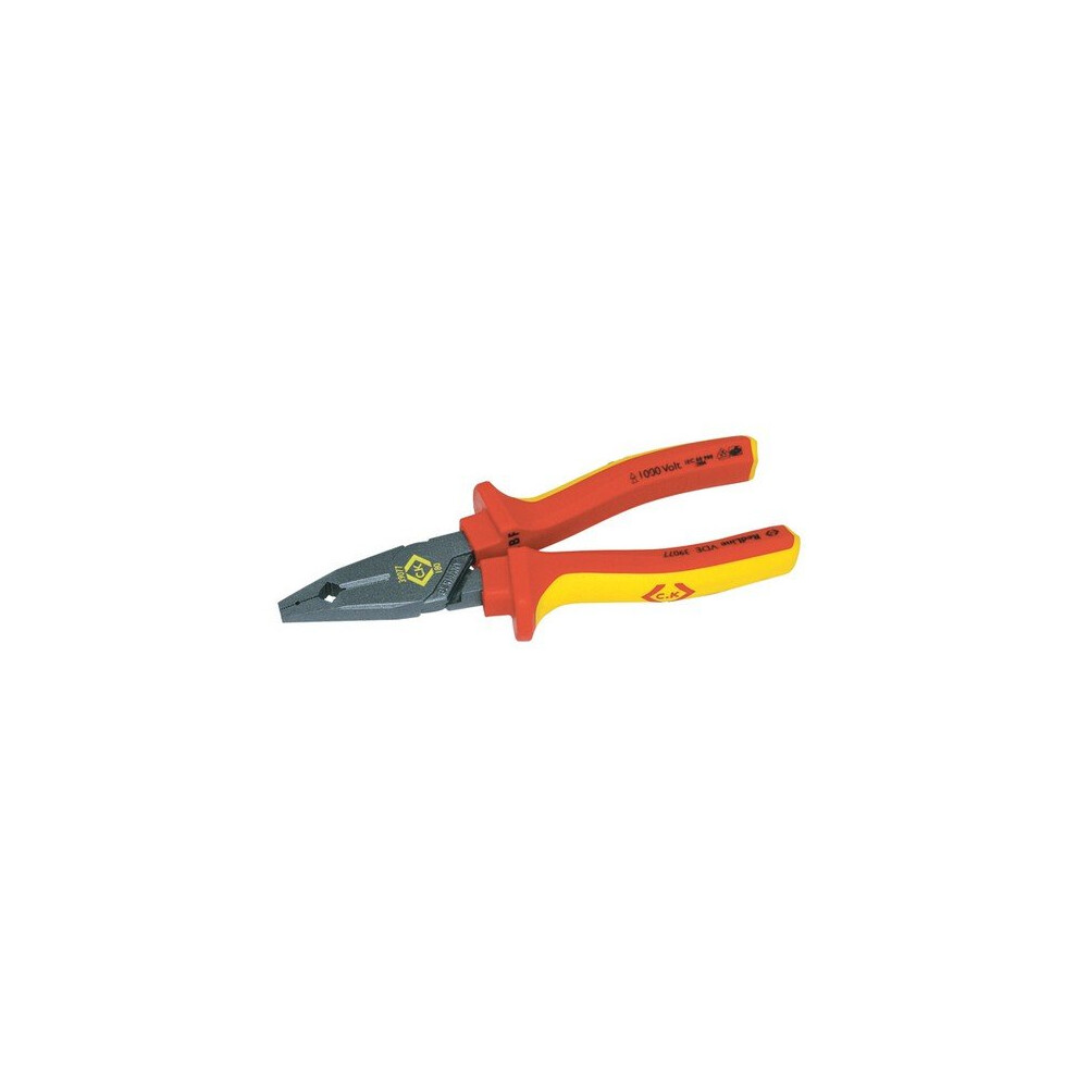 CK T39077-180 RedLine VDE Electricians Access Pliers 180mm