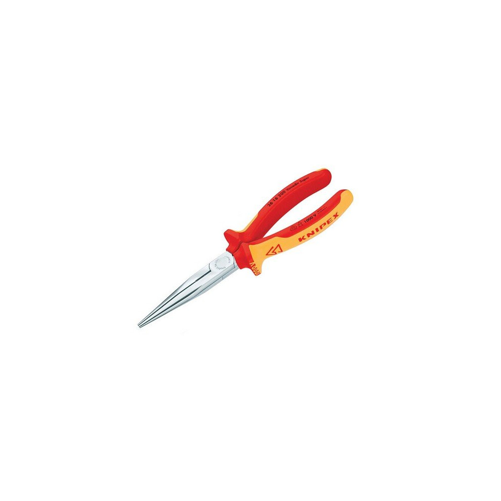 Knipex 26 16 200 Sb Pinza Con Becchi Mezzotondi 200 Mm-image