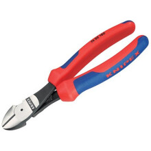 Knipex 74 02 180 SB High Leverage Diagonal Cutters Multi-Component Grip 180mm (7in)