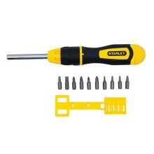 Stanley 0-68-010 Dynagrip Ratcheting Multi bit ruuvimeisselisarja