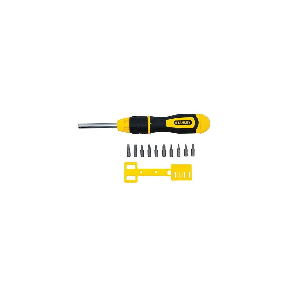 Stanley 0-68-010 Dynagrip Ratcheting Multi bit Screwdriver Set