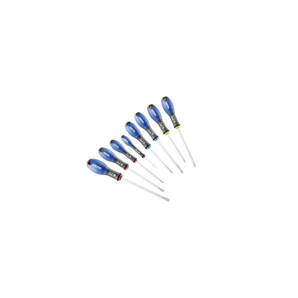 Britool Expert E160907b Screwdriver Set 8 Piece Slotted / Phillips / Pozidriv 3258951609071