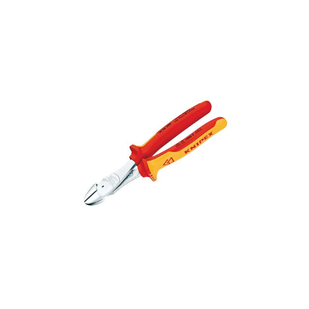 Knipex 74 06 200 SB VDE High Leverage Diagonal Cutters 200mm