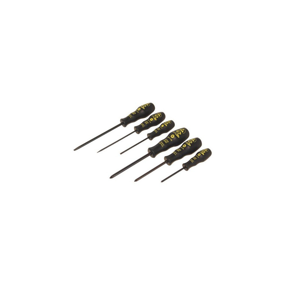 CK T4741ESD Triton ESD Screwdriver Set Of 6 Slotted Pozi-image-OPC-PMTNRG-NEW