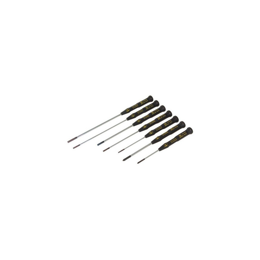CK T4883XESD Xonic ESD Precision Screwdriver Set Of 7 Slotted Phillips