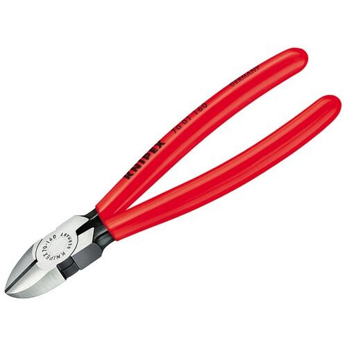 Knipex Pince coupante de côté - KNIPEX - 160 mm - Acier - Rouge