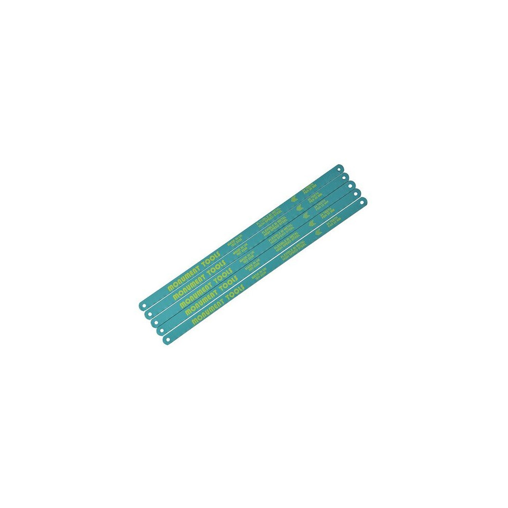 Monument 1925P Hacksaw Blades 300Mm 12In X 24Tpi Pack Of 5 5015375019255