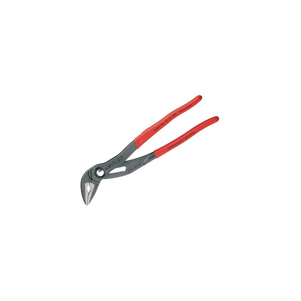 Knipex 87 51 250 SB Cobra ES Extra Slim Waterpump Pliers PVC Grip 250mm - 34mm Capacity