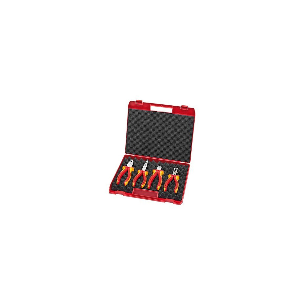 Knipex 00 20 15 VDE Pliers Set In Case 4 Piece