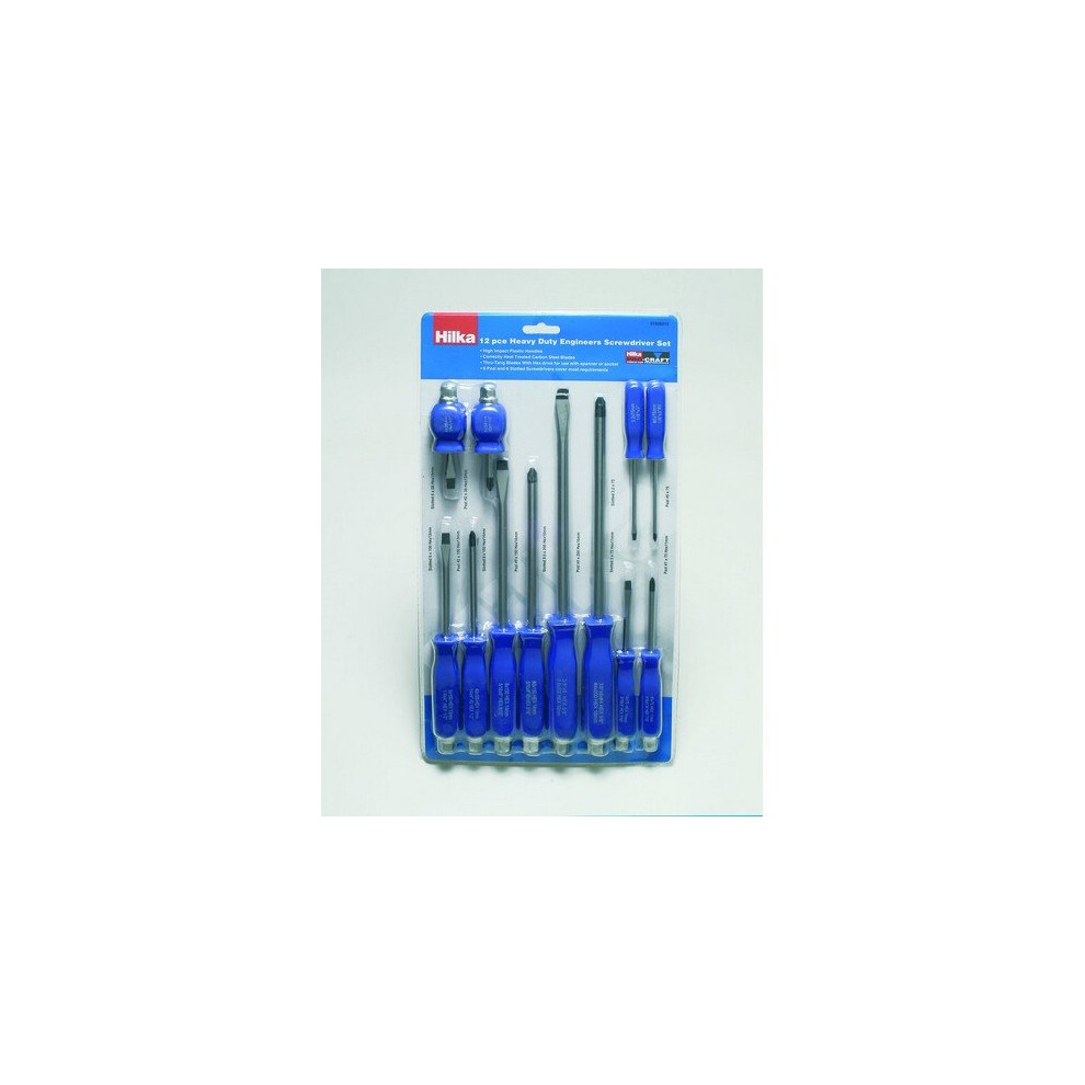Hilka 37205012 Mechanics Screwdriver Set 12 Piece