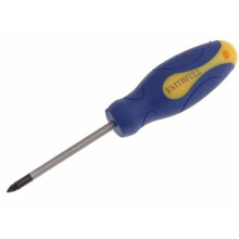 Faithfull FAISDPZ1 Soft-Grip Screwdriver Pozidriv Tip PZ1 x 75mm