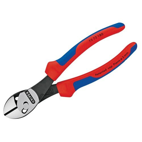 Knipex Knipex 73 72 180 BK Twinforce Side Cutter Multi-Component Grip 180mm (7in)