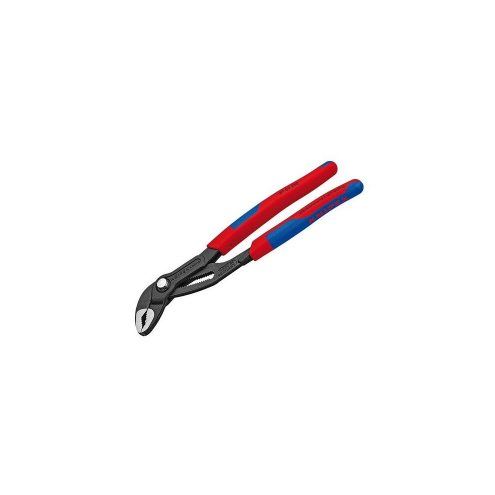 Knipex 87 02 250 SB Cobra Waterpump Pliers Multi-Component Grip 250mm - 46mm Capacity