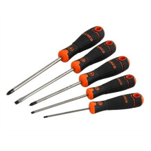 Bahco B219.015 BAHCOFIT Screwdriver Set of 5 Slotted / Pozi
