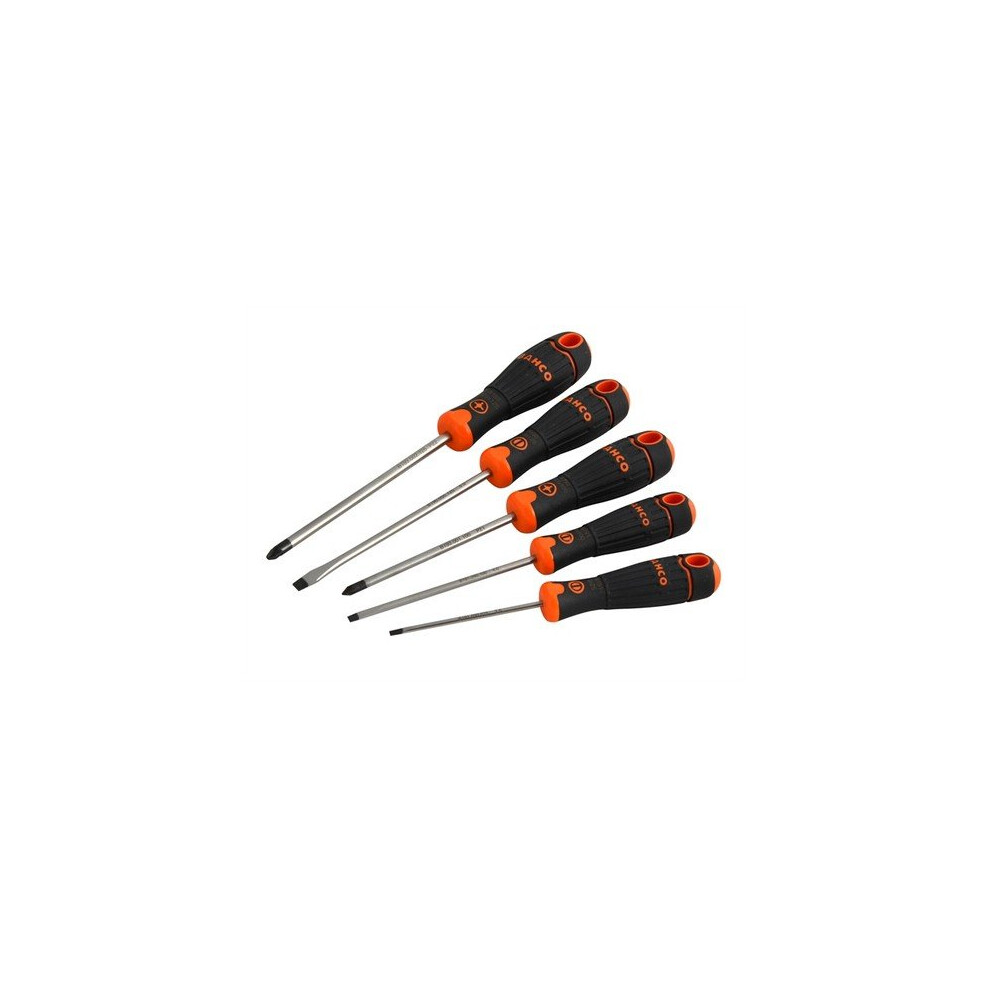 Bahco B219.015 BAHCOFIT Screwdriver Set of 5 Slotted / Pozi