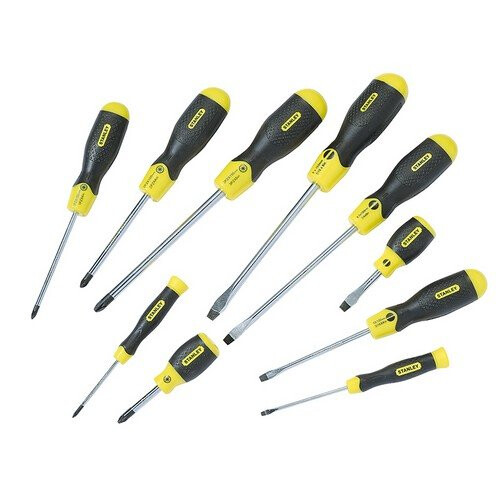 Stanley 2-65-014 Cushion grip Screwdriver Set of 10 on OnBuy