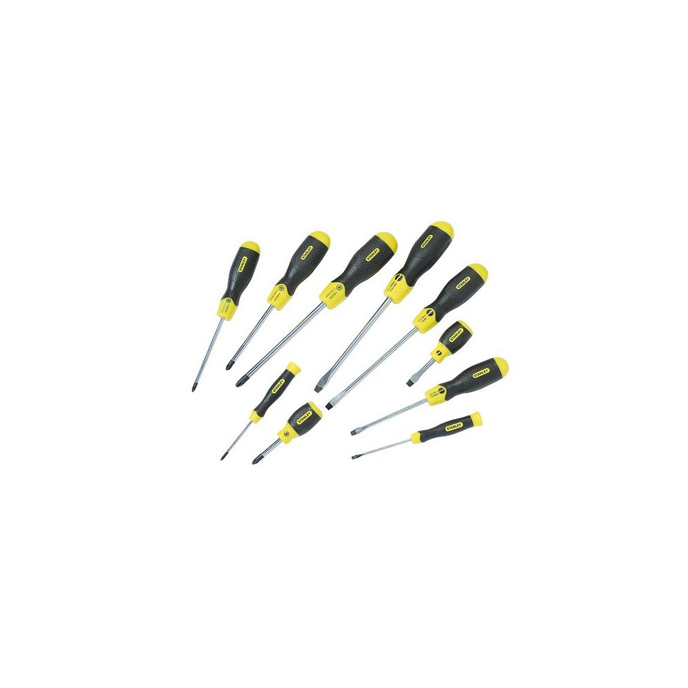 Stanley 2-65-014 Cushion grip Screwdriver Set of 10