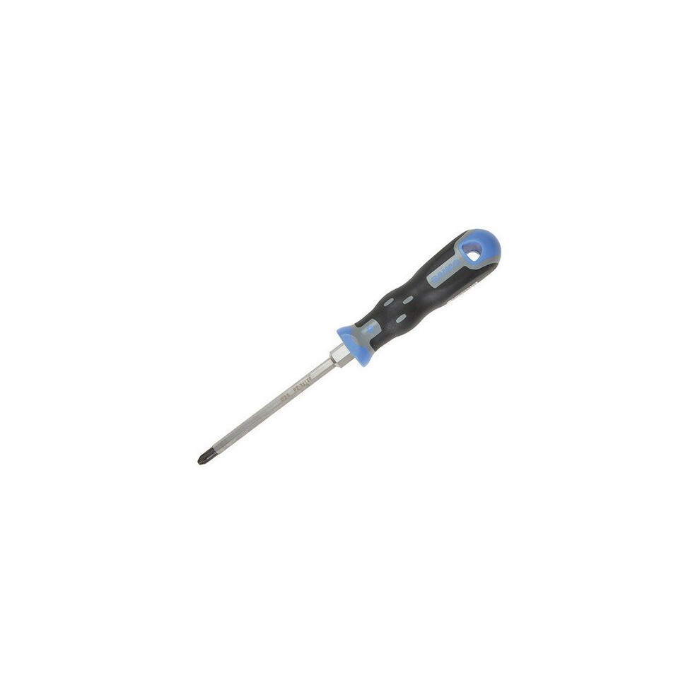 Bahco 025.002.125 Tekno+ Screwdriver Pozidriv Tip PZ2 x 125mm Hex Shank