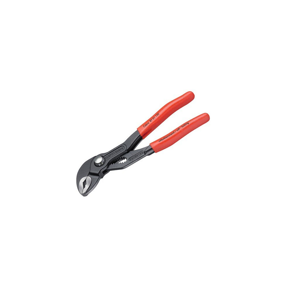 Knipex 87 01 150 SB Cobra Waterpump Pliers PVC Grip 150mm - 30mm Capacity