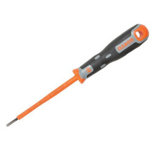 Bahco 033.030.100 Tekno+ VDE Screwdriver Slotted Tip 3.0mm x 100mm