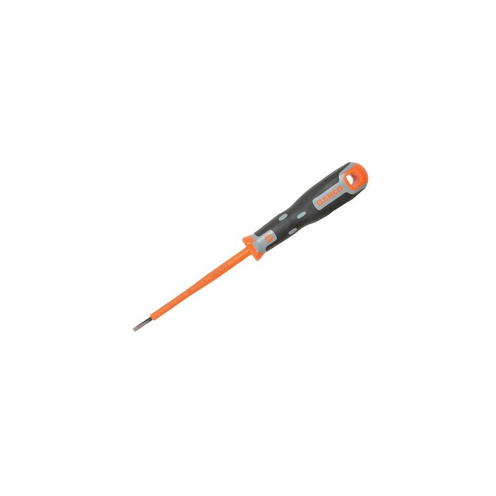 Bahco 033.030.100 Tekno+ VDE Screwdriver Slotted Tip 3.0mm x 100mm