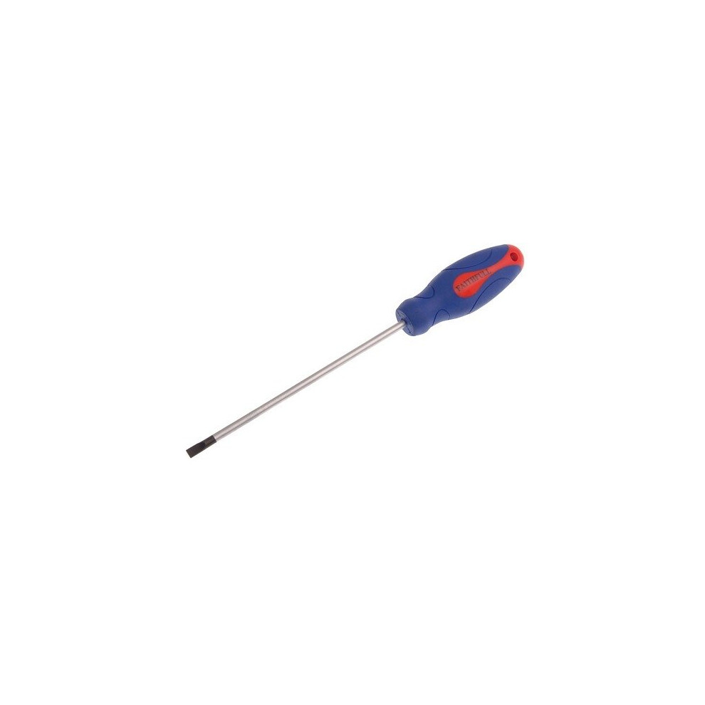 Faithfull FAISDP150 Soft-Grip Screwdriver Slotted Parallel Tip 5.5mm x 150mm-image-OPC-PMTNH8-NEW