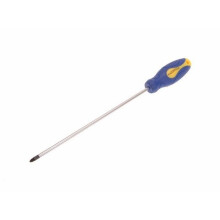 Faithfull FAISDPZ2L Soft-Grip Screwdriver Pozidriv Tip PZ2 x 250mm Long Reach
