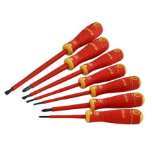 Bahco B220.007 BAHCOFIT Insulated Screwdriver Set of 7 Slotted / Phillips