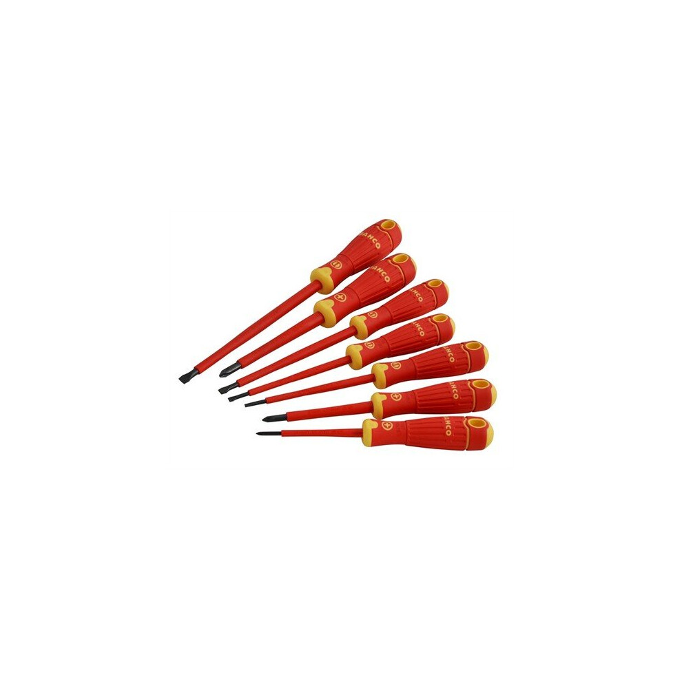 Bahco B220.007 BAHCOFIT Insulated Screwdriver Set of 7 Slotted / Phillips-image-OPC-PMTNJN-NEW