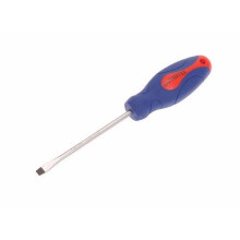Faithfull FAISDF100 Soft-Grip Screwdriver Slotted Flared Tip 5.5mm x 100mm