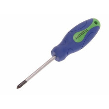 Faithfull FAISDPH1 Soft-Grip Screwdriver Phillips Tip PH1 x 75mm