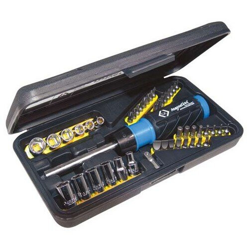 CK Tools CK T4826D Ratchet Bit and Socket Set 46 Piece