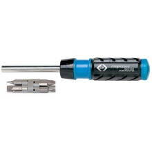 CK T4829D Hi-torque Ratchet Screwdriver And Bit Set 11 Piece