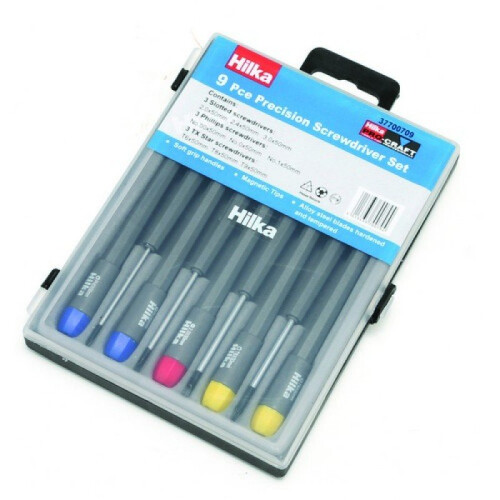 Hilka Hilka 37700709 Precision Screwdriver Set 9 Piece