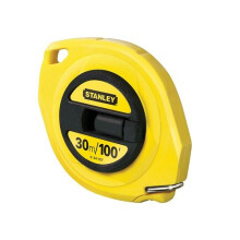 Stanley 0-34-107 Closed Case Steel Tape 30m / 100ft (Width 9.5mm)