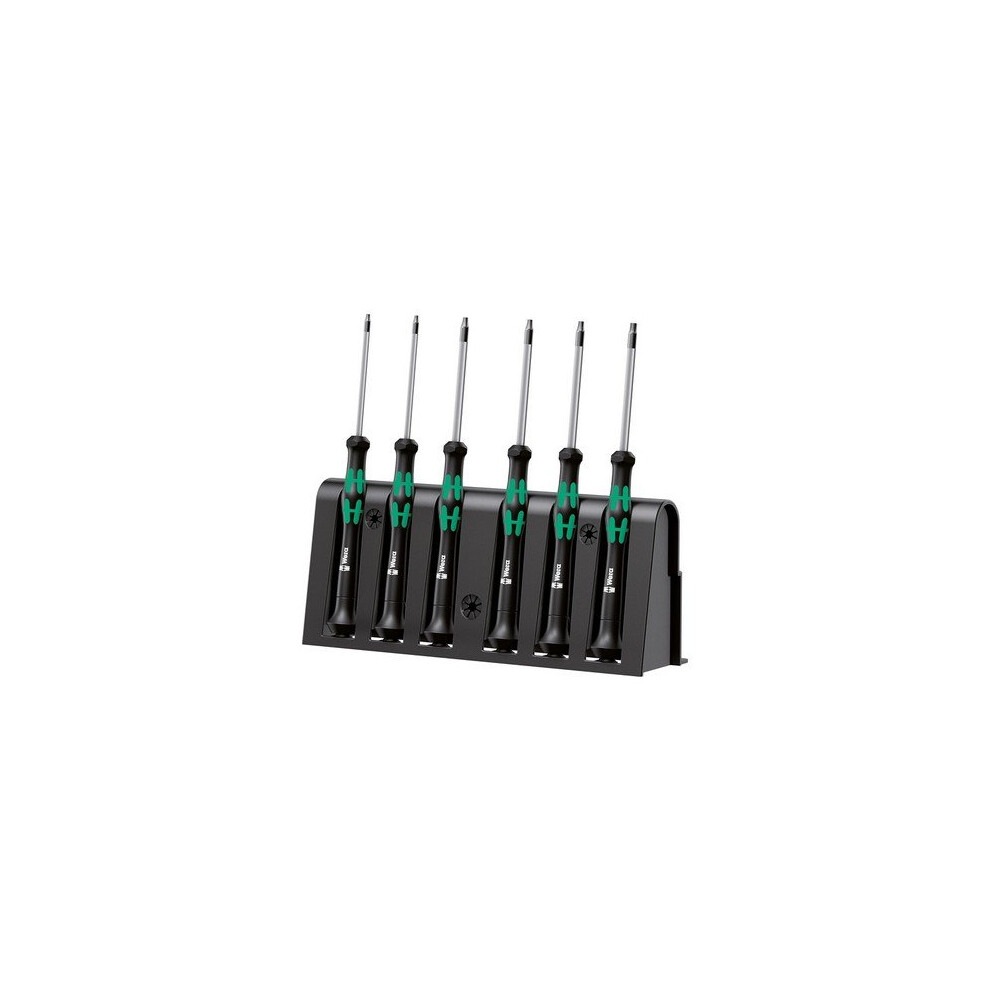 Wera 118154 Kraftform 2067 Micro Screwdriver Set Torx Tip 6 Piece Set