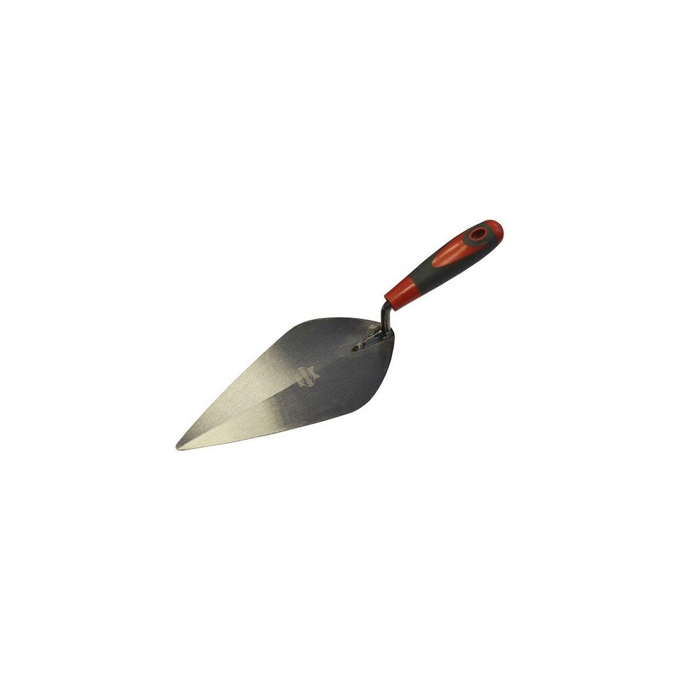 Faithfull FAISGTB10L London Pattern Brick Trowel Soft-Grip Handle 10in
