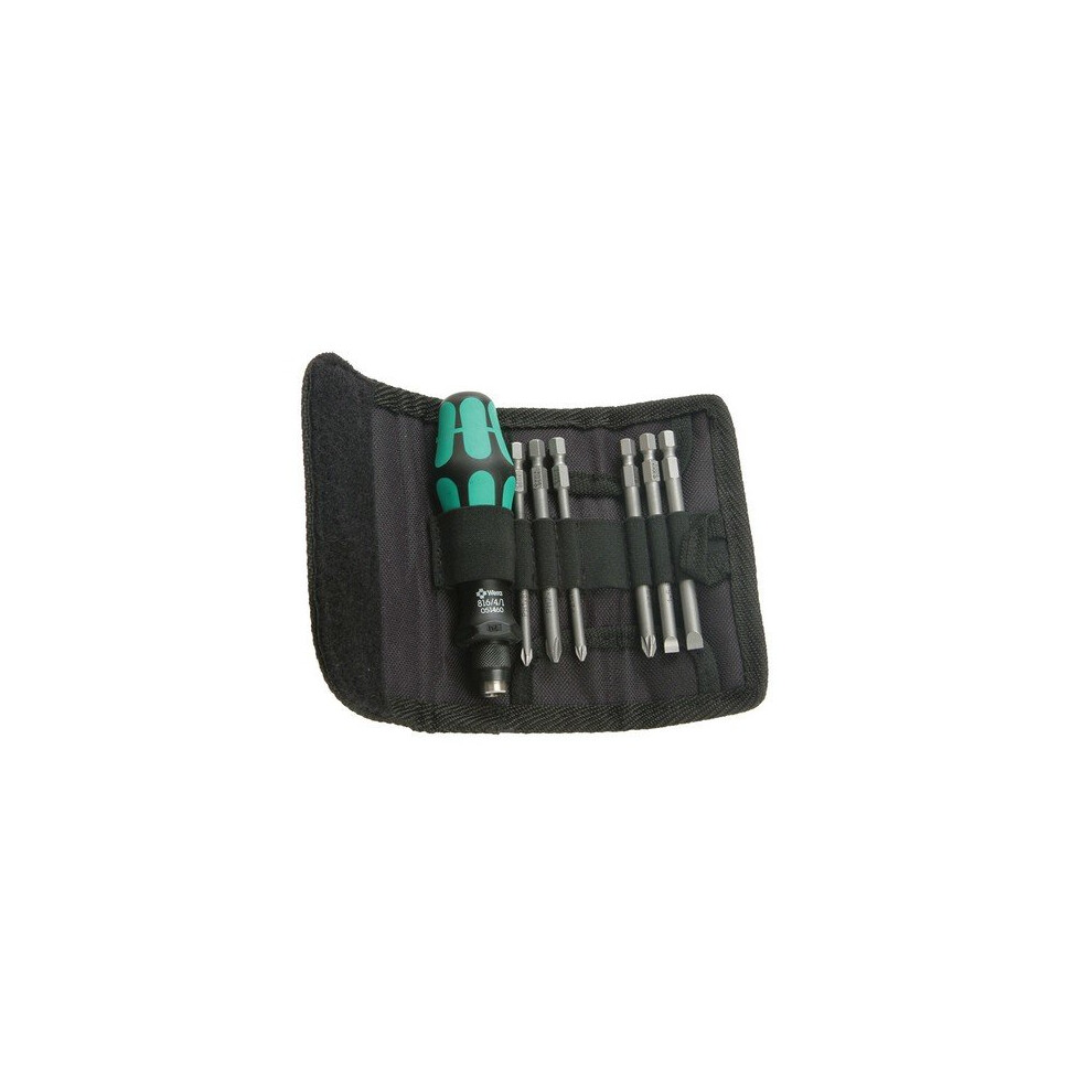 Wera 059298 Kompakt 40 Screwdriver Bit Holding Kit of 7 Pouch