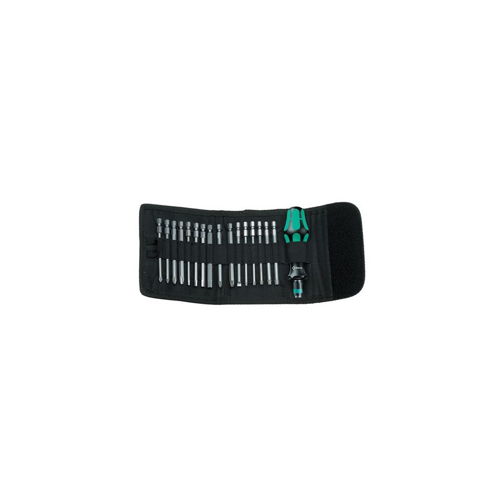 Wera 059295 Kompakt 60 Screwdriver Specialist Bit Holding Kit Of 17 Pouch