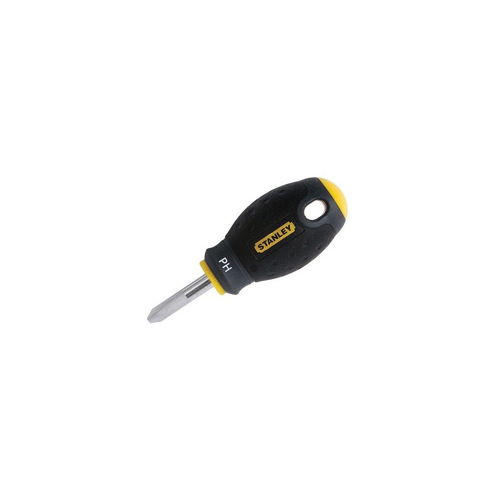 Stanley Fatmax STA065407 Phillips PH2 x 30mm Screwdriver - Large Soft-Grip Handle for High Torque, Chrome Vanadium Steel