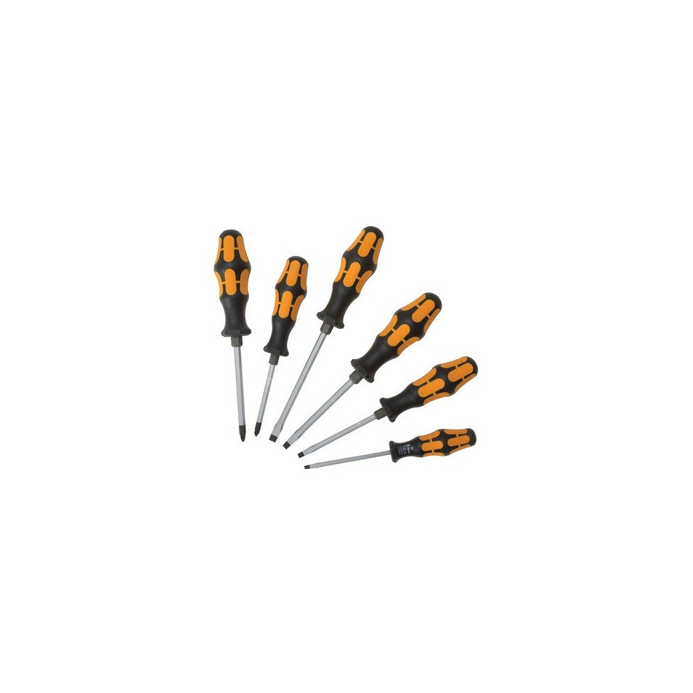 Wera 018287 Kraftform Chiseldriver Set of 6 PZ/SL
